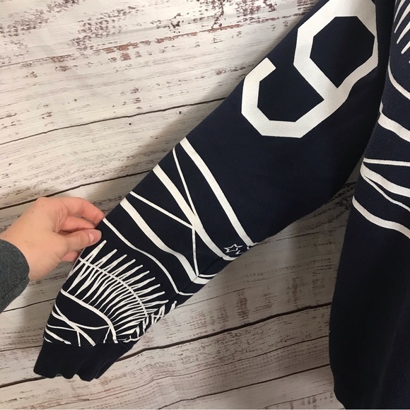 Blak by Rocawear navy all over print crewneck size large vintage sweater - Picture 5 of 10